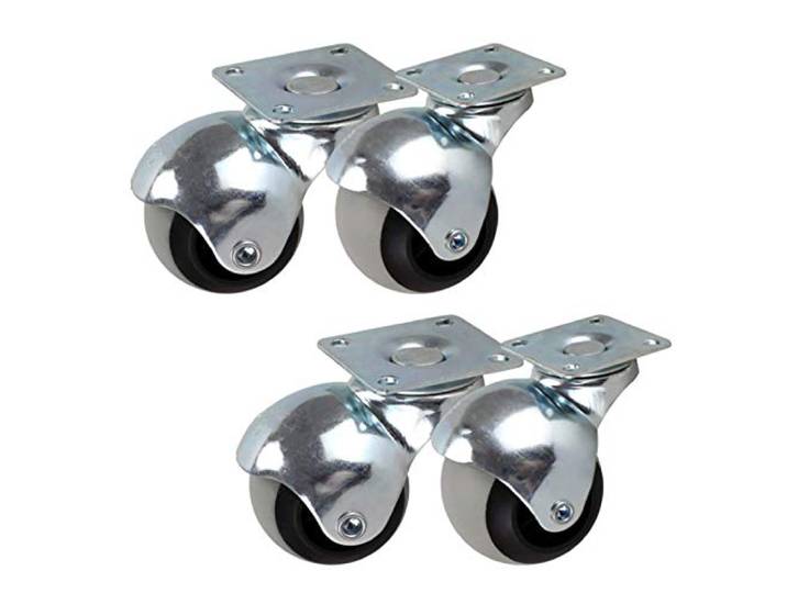 Industrierollen, TPR-Rollen, 360° drehbare Kugelrollen mit Platte, Ersatzrolle for Bett