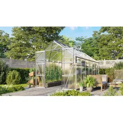 Vitavia Gewächshaus "Jamaika" inkl. Ready2Grow Zubehör-Set,aluminium eloxiert,11,5 m2