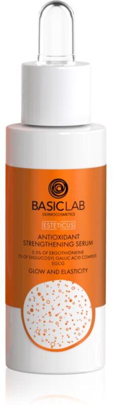 BasicLab Dermocosmetics Esteticus antioxidant serum for increased skin elasticity 0.5% Ergothioneine, 5% Diglucosyl gallic acid complex 30 ml