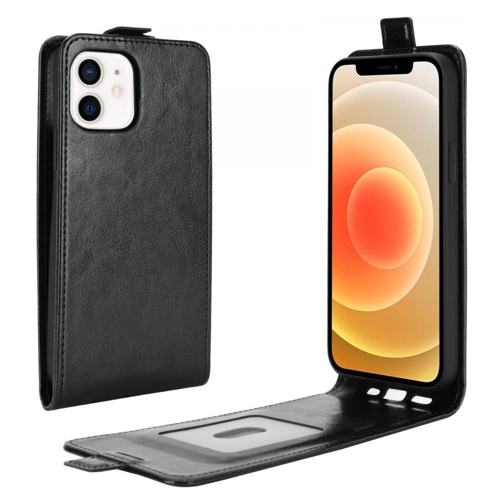 Screenguard iPhone 12 mini Leder Hülle Ledertasche aufklappbar nach unten (Apple iPhone 12 mini) (00027444)