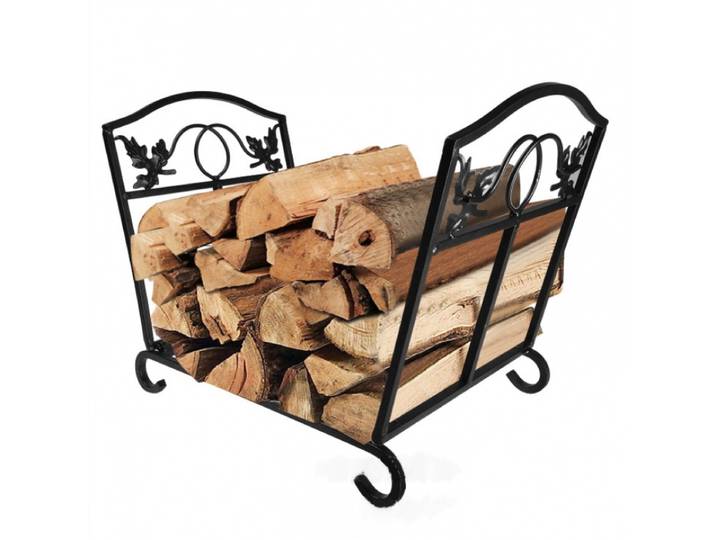 Support de rangement en fer lourd, support de cheminée pliable, support de bois de chauffage, offre spéciale