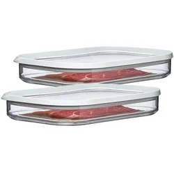 Mepal Aufschnittdosen Modula, Vorratsbehälter, Transparent