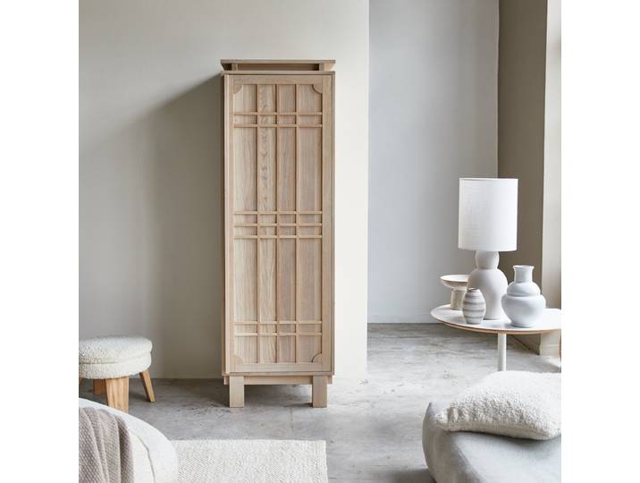 Bodi - Hochschrank aus Eichenholz 62 - Natur