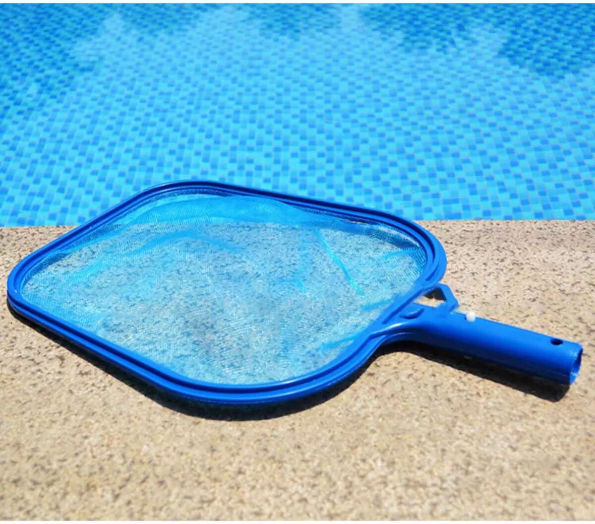 INF Épuisette de piscine à maille fine - Râteau à feuilles efficace pour le nettoyage