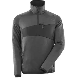 Fleecepullover "ACCELERATE" - XS - dunkelanthrazit/schwarz