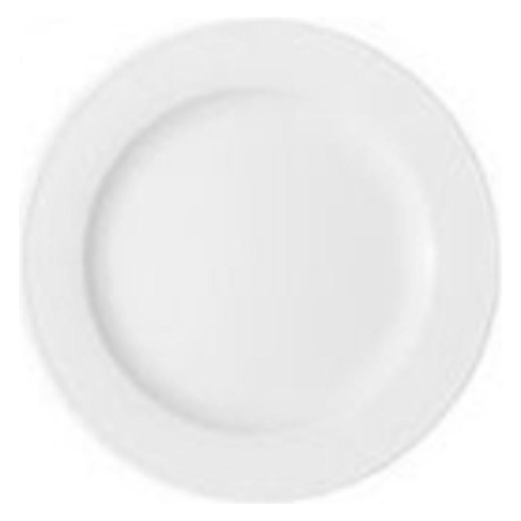 Bauscher Teller Bonn flach 25cm weiss (6x, 25.80 cm) (500256)