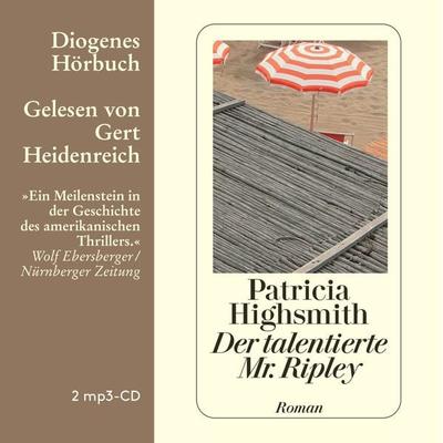 Der talentierte Mr. Ripley - Patricia Highsmith, CD, 9783257803518