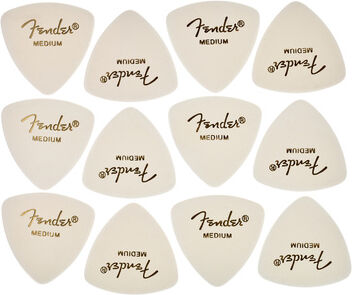 Fender Triangle Picks WH Set Medium White