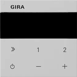 Gira 2322015 Bedienaufs. UP-Radio IP System 55 Grau m(lack.)