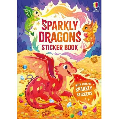 Sparkly Dragons Sticker Book, von Alice Beecham, Usborne, 978-1-83605-470-2