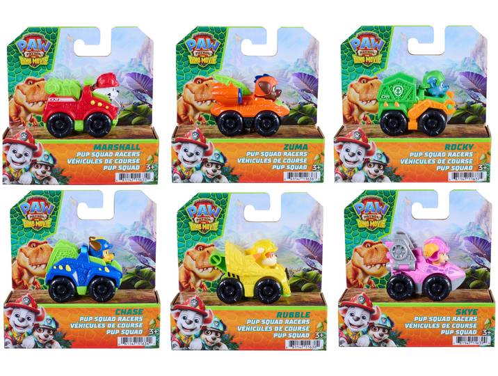 PAW Patrol Dino Movie Pup Squad Racer, Zufallsauswahl