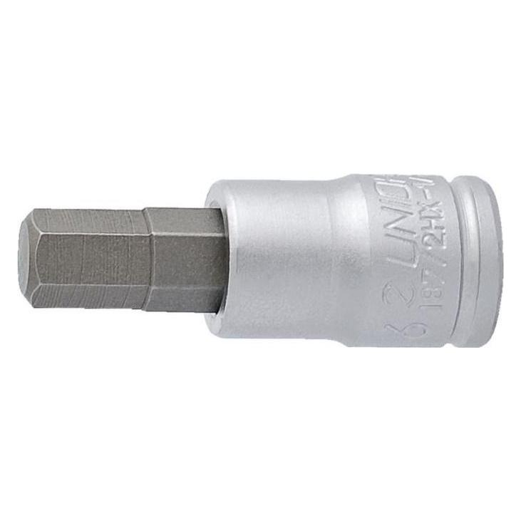 Unior 187/2HX Schraubendreher-Einsatz für Innensechskantschrauben, 1/4", 6mm (607901)