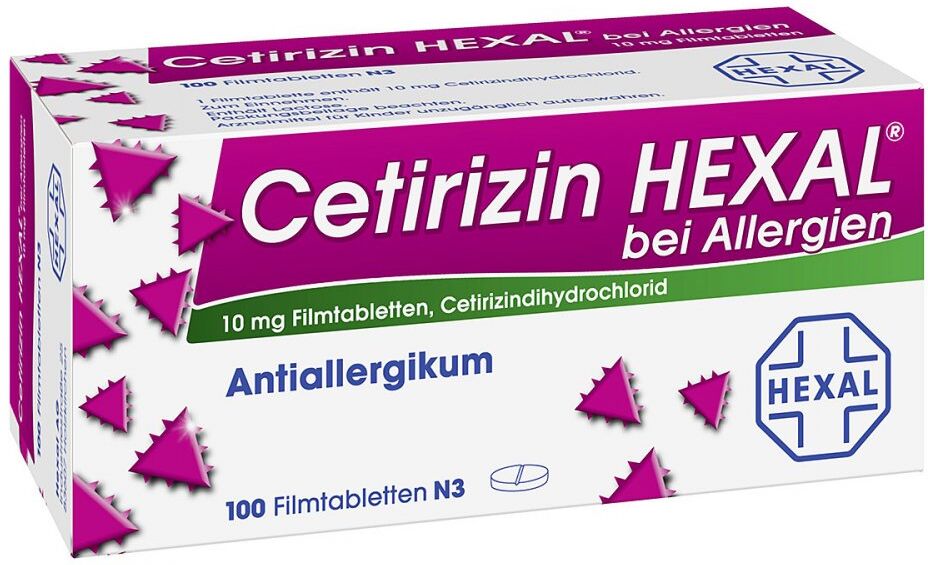 Cc Cetirizin HEXAL® Filmtabletten bei Allergien