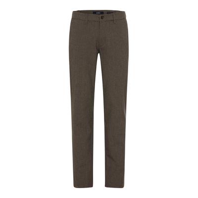 Chinohose EUREX BY BRAX "Style THILO", Herren, Gr. 29U, Unterbauchgrößen, braun, Web, 64% Viskose, 32% Polyester, 4% Elasthan, Hosen Chinohose