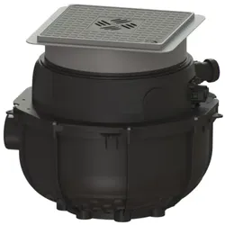 Kessel Aqualift S Hebeanlage 280500SC GTF 500-S1 resistant, schwarz, zum Einbau in Bodenplatte, 230 V