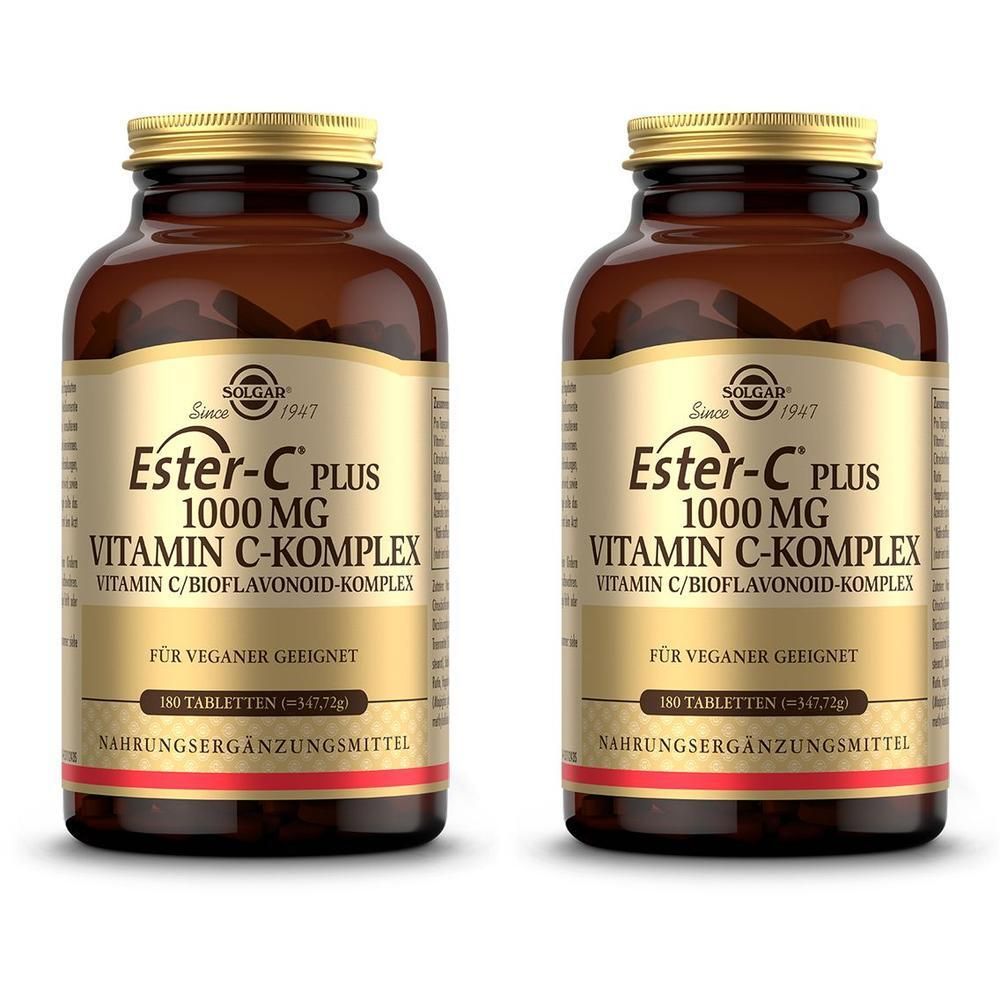 Solgar Ester-C Plus 1000 mg Tabletten x2 2x180 St