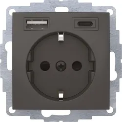 Berker Steckdose SCHUKO/USB 48041606