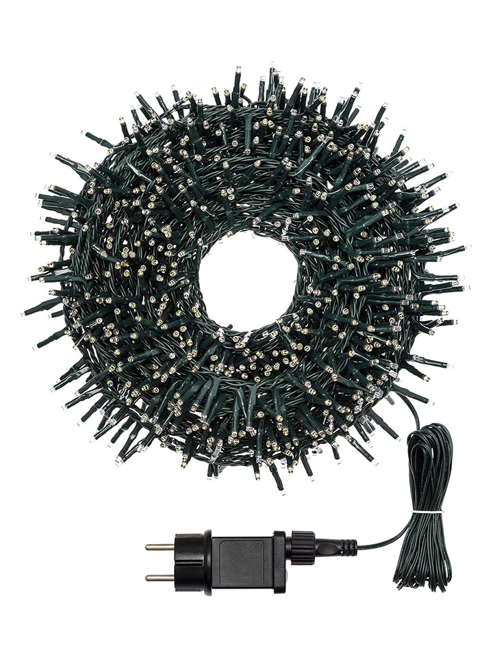 Lotti LED-Lichterkette in Grün/ Warmweiß - (L)20 m - onesize
