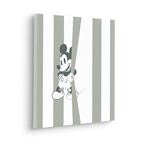 Komar Mickey Be Yourself Disney Keilrahmenbild met houten frame, multicolor, 40 x 40 cm