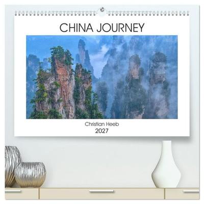 China Journey (hochwertiger Premium Wandkalender 2027 DIN A2 quer), Kunstdruck in Hochglanz