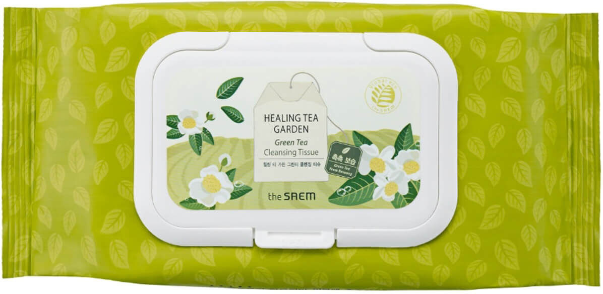 THE SAEM Healing Tea Garden Green Tea Cleansing Tissue