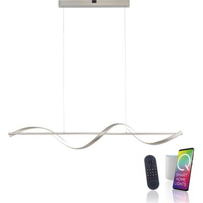 LED Pendelleuchte "Q-SWING", stahlfarben, 1, 1 Stk., NEUHAUS Q SMART HOME LIGHTS, Leuchten, LED Pendelleuchte