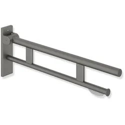 HEWI Stützklappgriff Duo, System 900, Edelstahl, Ausladung 700 mm