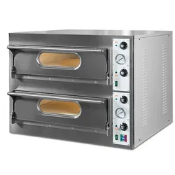 Elektro Doppelkammer-Pizzaofen - RESTO ITALIA 6+6 x Ø 33 cm