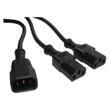 Cables Direct CDL 1.8m C14 to 2x C13 plitter (1.80 m) (RB-335W)