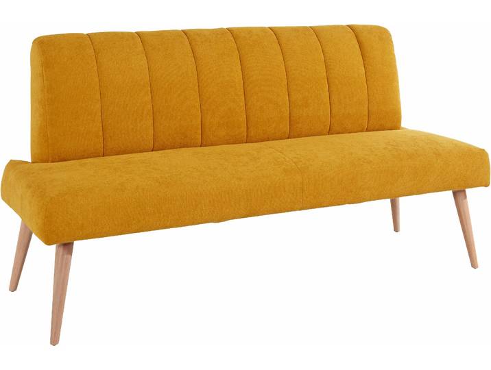 exxpo - sofa fashion Costa, moderne Rückensteppung, bequem und elegant, hoher Holzfuss hochwertige Detailverarbeitung, Frei im Raum stellbar