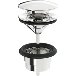 Hansa Ablaufgarnitur 59913988 1 1/4", verschließbar, Druckbetätigung, chrom