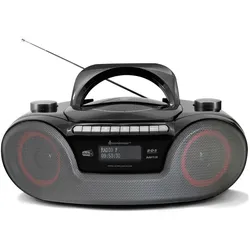 Soundmaster SCD8300SW (DAB+, FM, Bluetooth), Radio, Schwarz