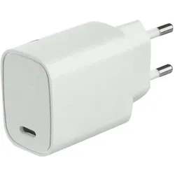 Carl GEAR Charger 220V 1xUSB-C (20 W, 1 Port), USB Ladegerät, Weiss