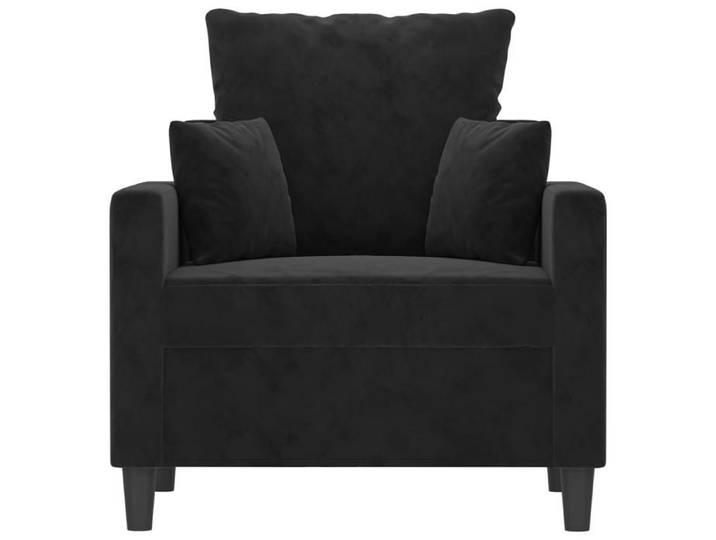 Autumn sale élégant Chaise Canapé 1 position - Fauteuil de relaxation Noir 60 cm Velours Home356384