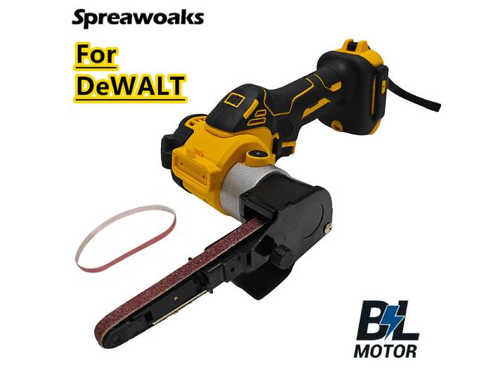 Mini ponceuse à bande électrique sans balais 11000 tr/min, meuleuse d'angle sans fil, polisseuse à bande, outil électrique pour batterie DeWALT 20V