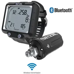 Seac - Tauchcomputer Tablet + Transmitter - Farbe: Schwarz/Silber