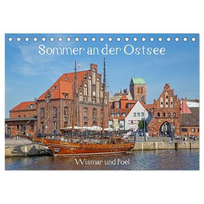 Sommer an der Ostsee - Wismar und Poel (Tischkalender 2027 DIN A5 quer), CALVENDO Monatskalender