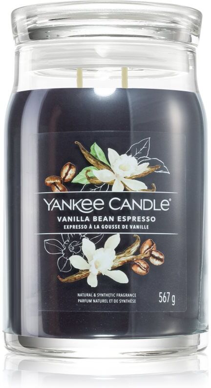 Yankee Candle Vanilla Bean Espresso scented candle Signature 567 g