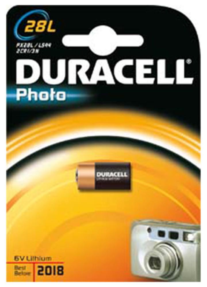 Duracell Lithium fotobatterij PX28L 6 V 200 mAh knopcelbatterij