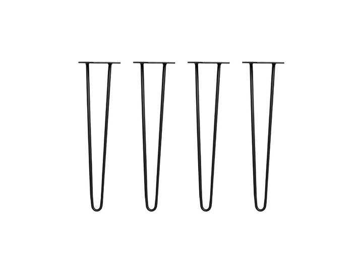 Tischbeine Hairpin schwarz 71 cm