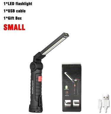 Inspire Curations WorkBeam COB LED Work Light USB Rechargeable Inspection Lamp With Magnet & Hook small 1pc