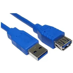 RS PRO USB Verlängerungskabel, USBA / USBA, 1m USB (1 m, USB 3.2 Gen 1), USB Kabel