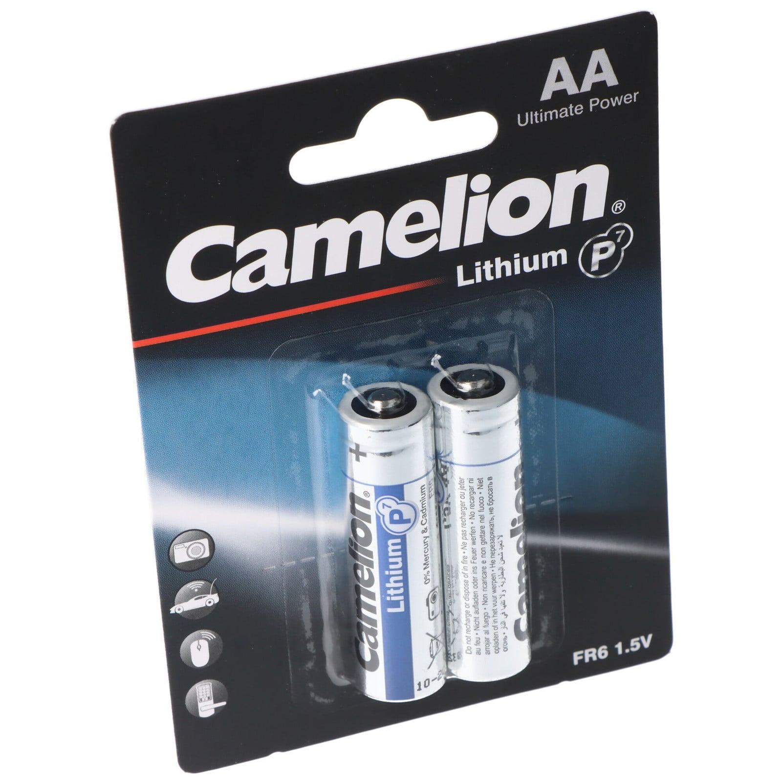 Camelion Lithium Batterij AA Mignon FR6 1.5V - 2 stuks