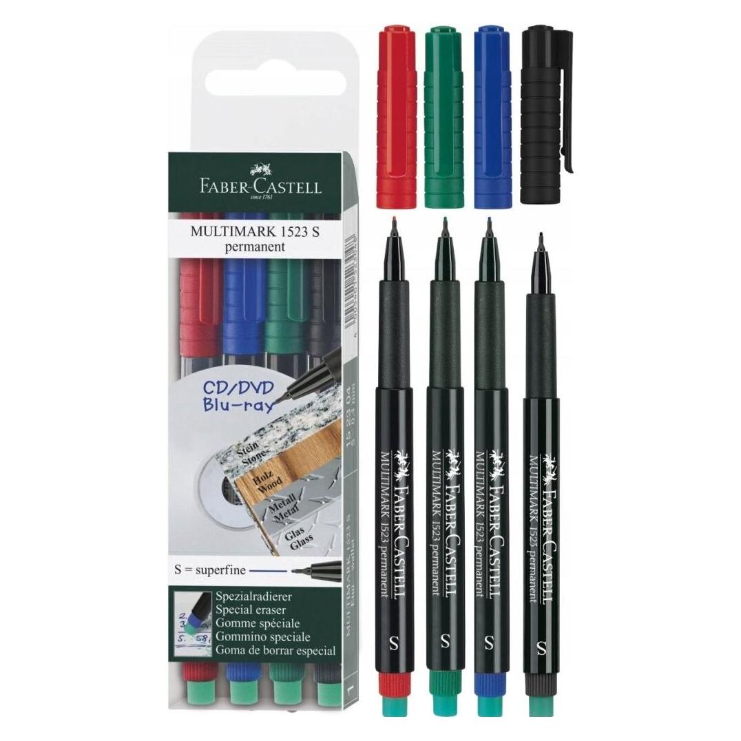 Faber-Castell Overheadstift Multimark Permanent (4x) (152304)