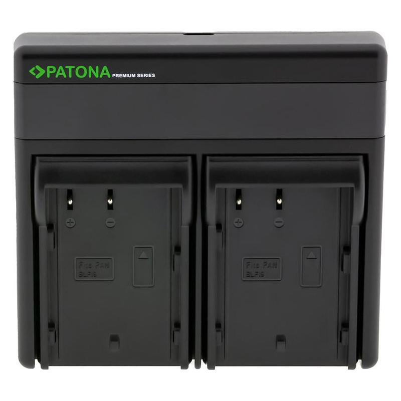Patona Batteries Replacement Dual Charger USB USB-C (Kamera Akku Ladegerät) (121656)