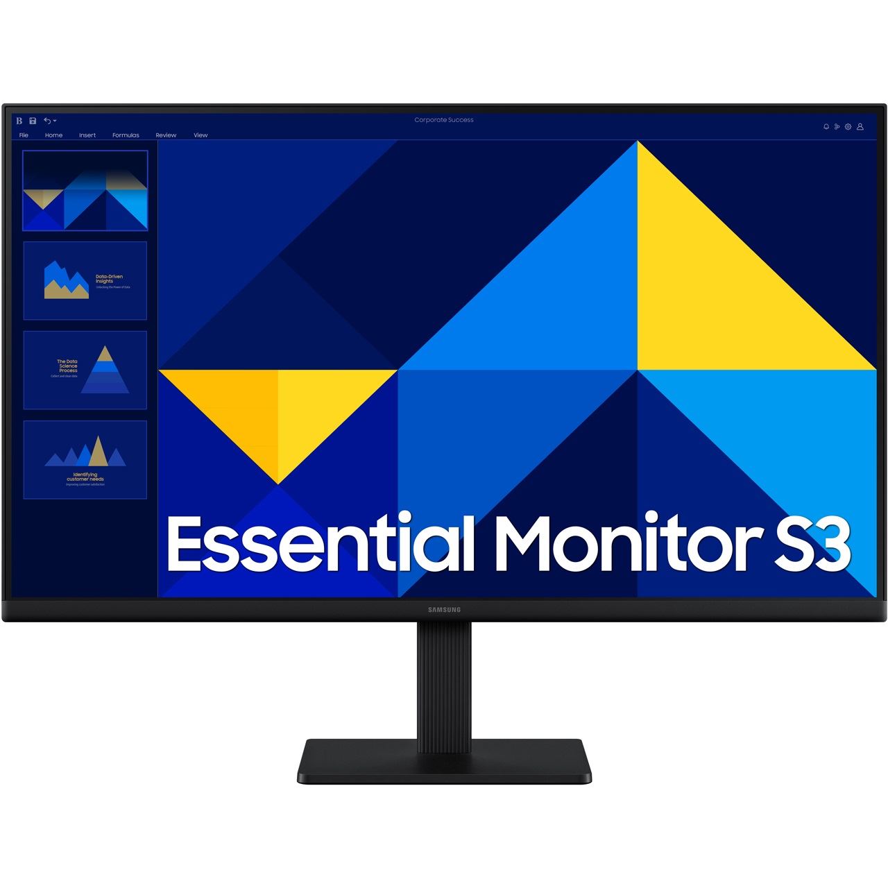 27" (68,58cm) Samsung Essential S3 S30GD schwarz 1920x1080 1xHDMI 1.4 / 1xVGA