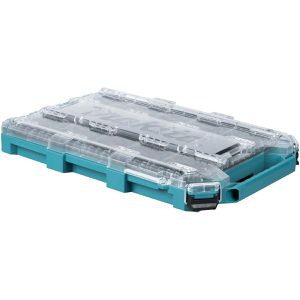 Makita Sortimentskasten MAKTRAK Organizer flach M, P-91051, 59 x 8,5 x 39cm, Kunststoff, mit 11 Fächern