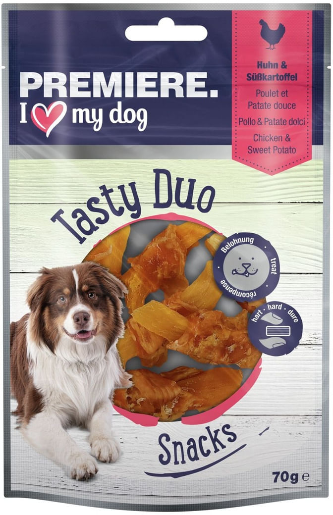Premiere Dog Tasty Duo Snacks 70G POLLO E PATATE