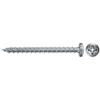Spanplattenschraube PowerFast II 5,0x50 Pan Head PZ 100 Stück, Vollgewinde, verzinkt