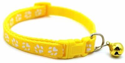 Uplifted Finds "Ultra Lightweight Adjustable ""Safety Jingle"" Pet Collar yellow"